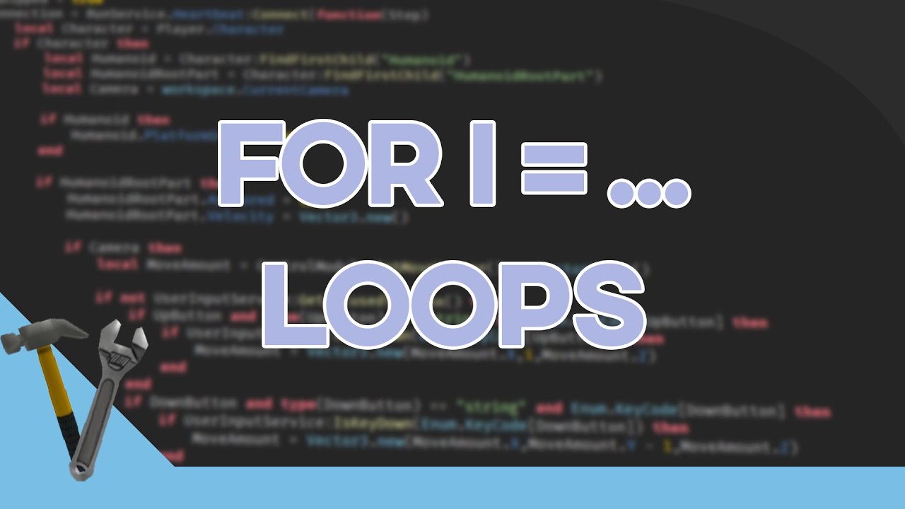 For i = ... Loops | Roblox Studio Scripting Series - YouTube