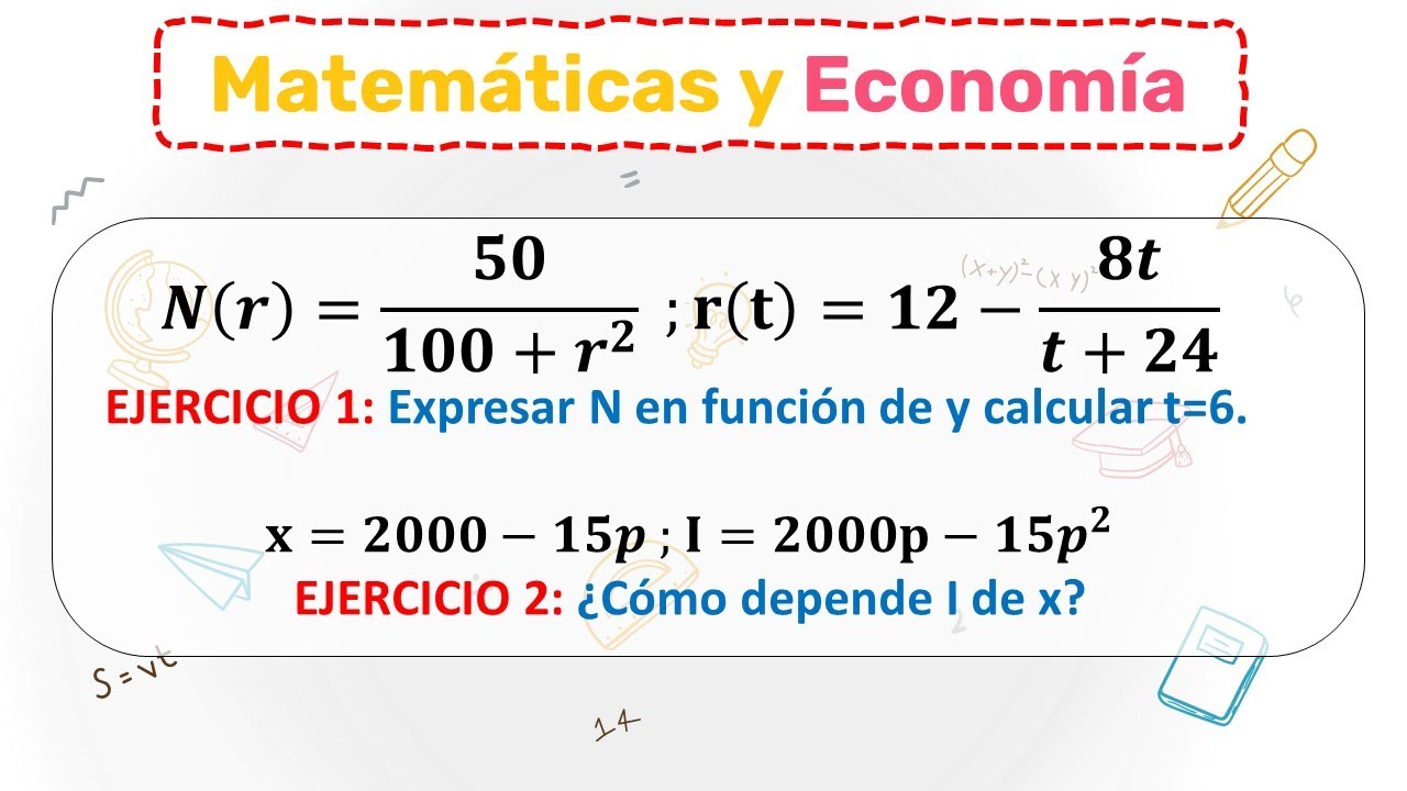 🟰 Matemáticas Aplicadas a la Economía: Ejercicios Resueltos de
