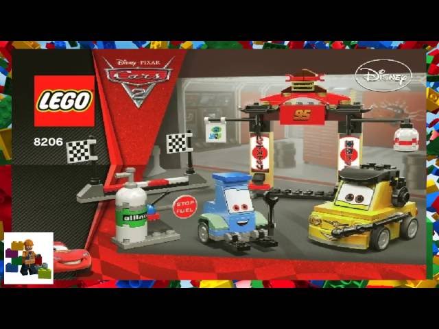 LEGO Instructions - Cars ™ - Tokyo Pit Stop - 8206 - YouTube