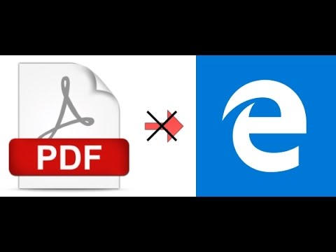 Как отключить просмотр PDF файлов в Microsoft Edge