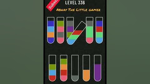 Water sort puzzle level 336