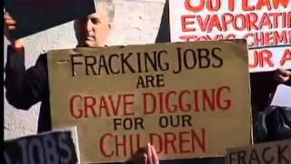 Anti-fracking protest