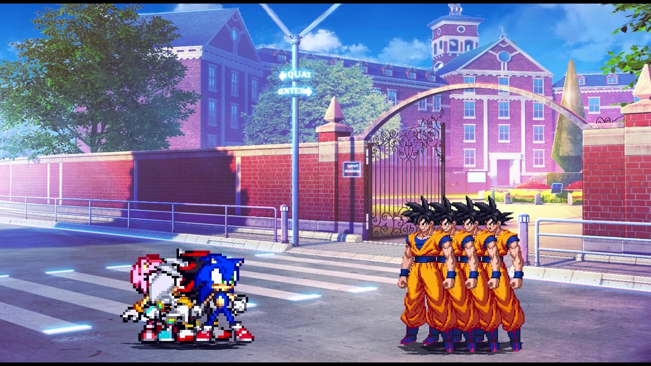 Comment Request: Sonic, Shadow, Silver & Amy vs Goku, SSJ Goku, SSJ2 Goku & SSJ3 Goku