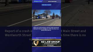 Bridgeport City Bus Crash #Bridgeport #cttraffic #LocalNews #BreakingNews