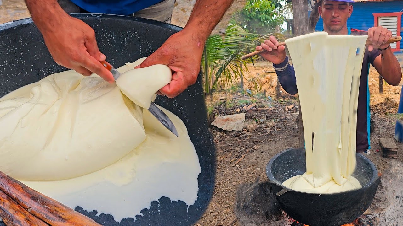 El Queso De Hoja Mas Sabroso De Copeyito Lo Hace Este Joven. La Vida Del Campo