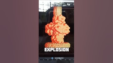 Making An Anime Explosion In Blender Day 11 #blender #animation #rgbucketlist #shorts #anime #3D