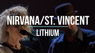 St. Vincent & Nirvana - Lithium [Live at 2014 Rock Hall Induction] HD