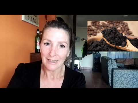 Mascarilla de café azúcar y aceite