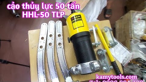 Cảo thủy lực 50 tấn TLP model HHL-50 mở 200-500mm, vam thủy lực 50 tấn