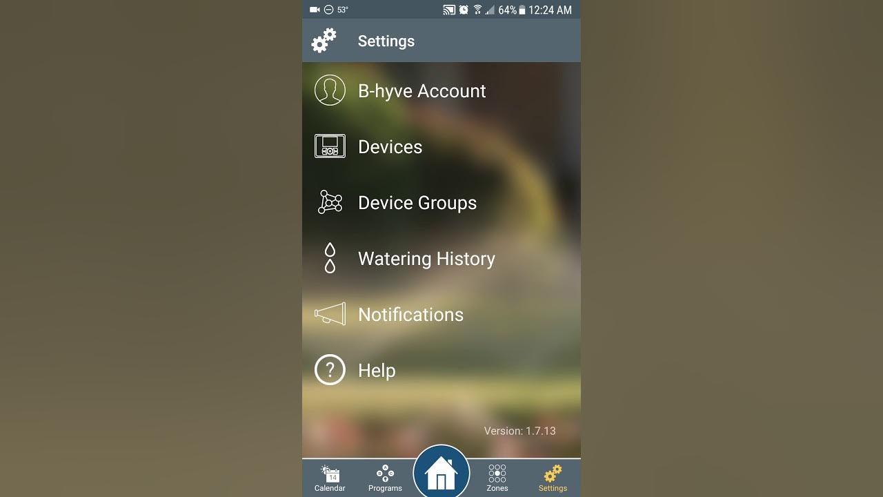 Bhyve App Updates Select A Weather Station and Configure Delay