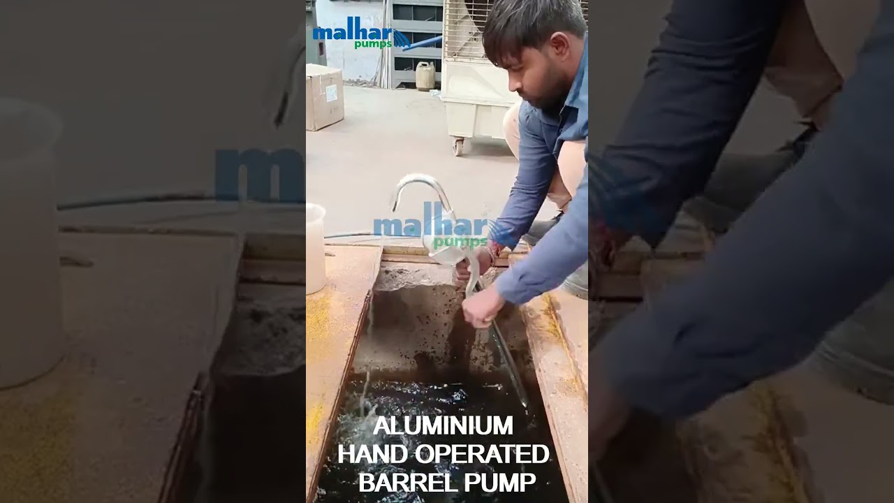 ALUMINIUM HAND OPERATED BARREL PUMP