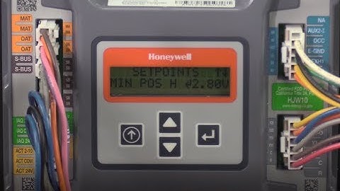 MicroMetl Economizer installation with Jade Controller on a Carrier Unit