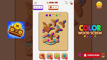 Color Wood Screw - Level 430 - Gameplay walkthrough