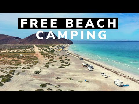 FREE BEACH CAMPING (LA PAZ) - Playa El Tecolote (BCS, Mexico) (219)