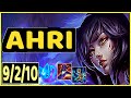 AHRI VS KAI'SA - 9/2/10 KDA ADC GAMEPLAY GRANDMASTER I