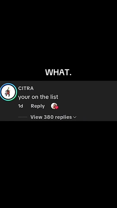 Citra’s List #shorts