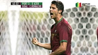 Cristiano Ronaldo vs Azerbaijan Home (Euro 2008 Qualifiers) by Hristow