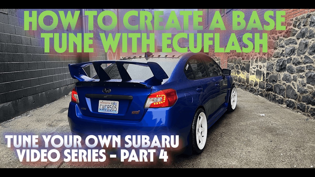 How to Create a Base Tune with EcuFlash - Tune Your Own Subaru STI ...