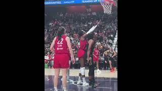 ALYSSA THOMAS WAS HYPED 😤 #shorts