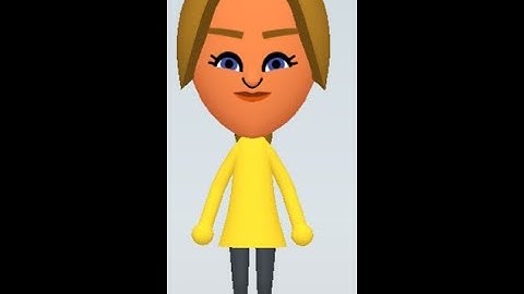Nintendo CPU Wii/Switch Mii Character: Mia Mii