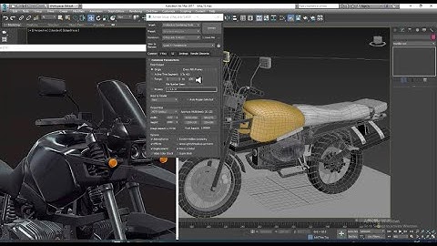 3DsMax Tutorials, Learn 3D Modeling a Bike from Scratch in 3dsMax (Part 13)