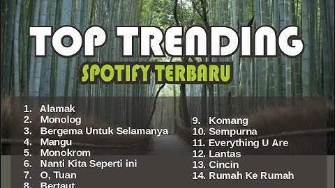Top Best Trending Spotify Indonesia 2025 🎶🎧||Lagu Santai Senja