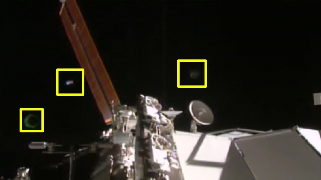 UFO NASA Cuts Live Space Feed International Space Station Ufo Sighting 