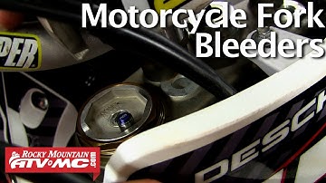 How To Install Fork Bleeders & Bleed Motorcycle Forks