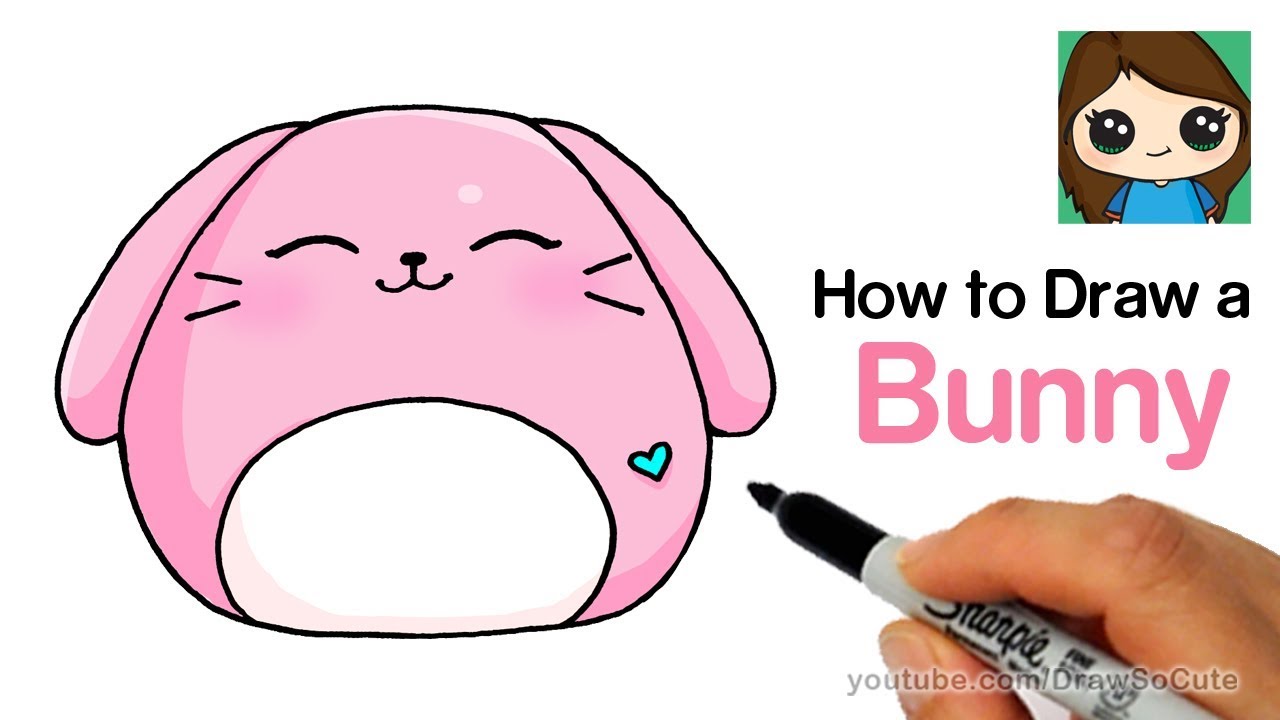 How to Draw a Cute Bunny EASY