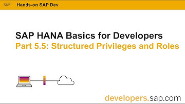 SAP HANA Basics For Developers: Part 5.5 Structured Privilege and Roles