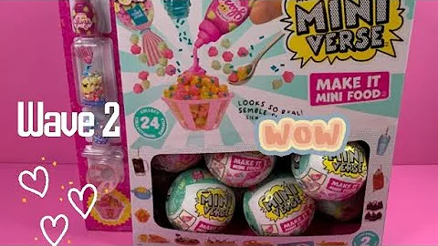 New!! Mini Verse Make It Mini Food!!! Cafe Series 2!! Wave 2!!!!!