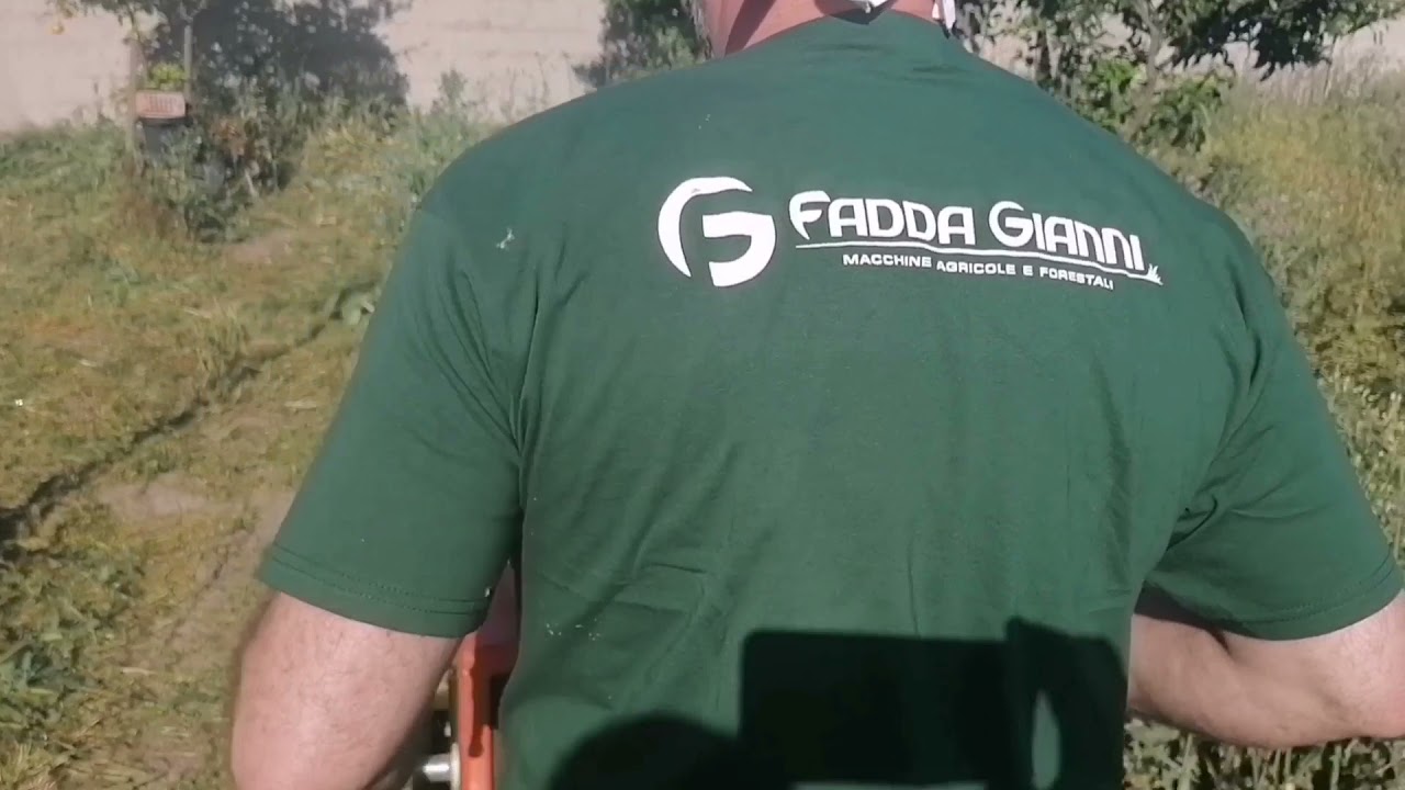 Trinciaerba Zanon Falk 7 su Motovoltivatore Goldoni Special Lux