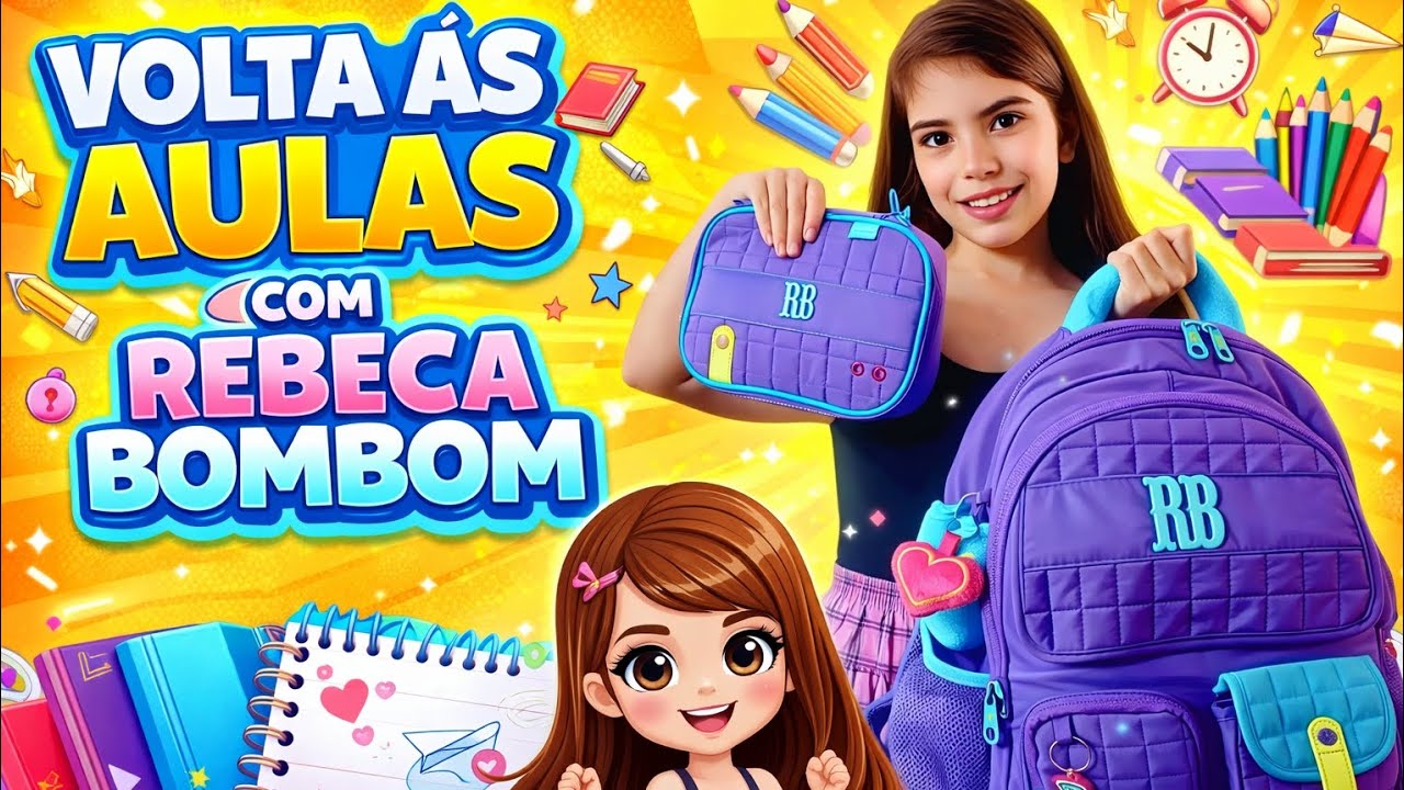 Comprei meus material escolar da rebeca bonbon 