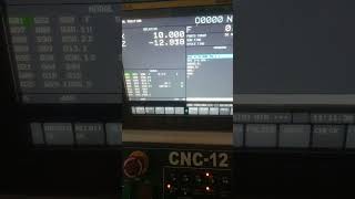 incremental program in cnc  jow boring #shorts #cnc #cncmachine