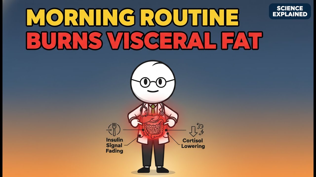 This Morning Routine Forces Your Body to Burn Visceral Fat All Day (Science Explained)