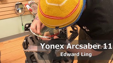 Time Lapse: How to String a Yonex Arcsaber 11 Badminton Racquet