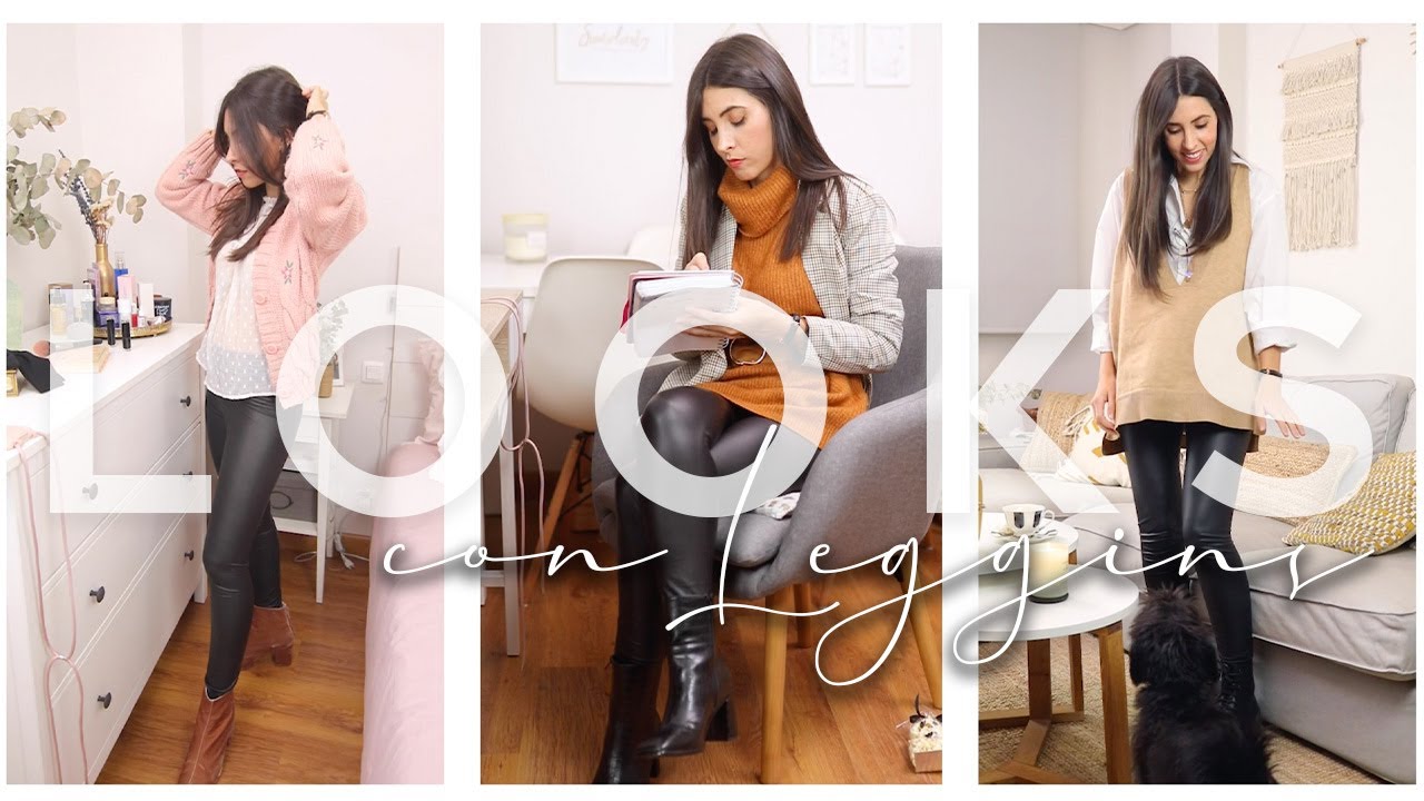 Looks con leggings negros