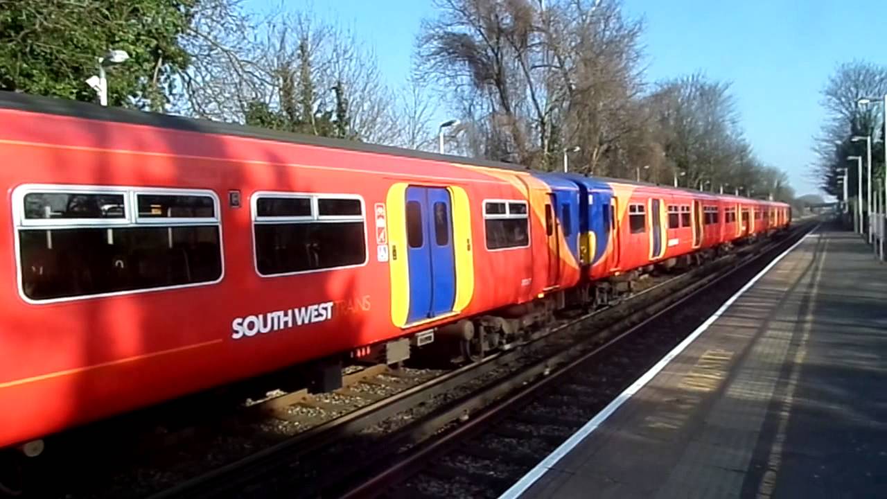 Trains at Chiswick station 13/3/16 - YouTube