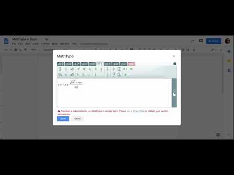 mathtype google docs