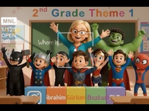Wh- Question word WHERE. Places of a school