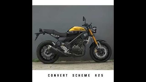 kalo kalian mau di custom Yamaha YZF-R25 NEO Yamaha XSR250 by ATENX KATROS