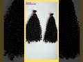 Raw Indian Hair Keratin I Tips 24 inches Double Drawn DEEP CURLY