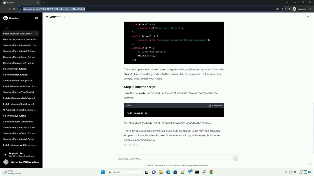 Npm Install Selenium Webdriver