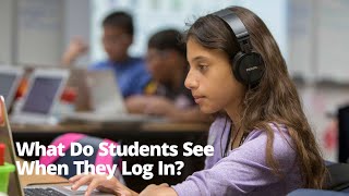 What Do Students See When They Log In?