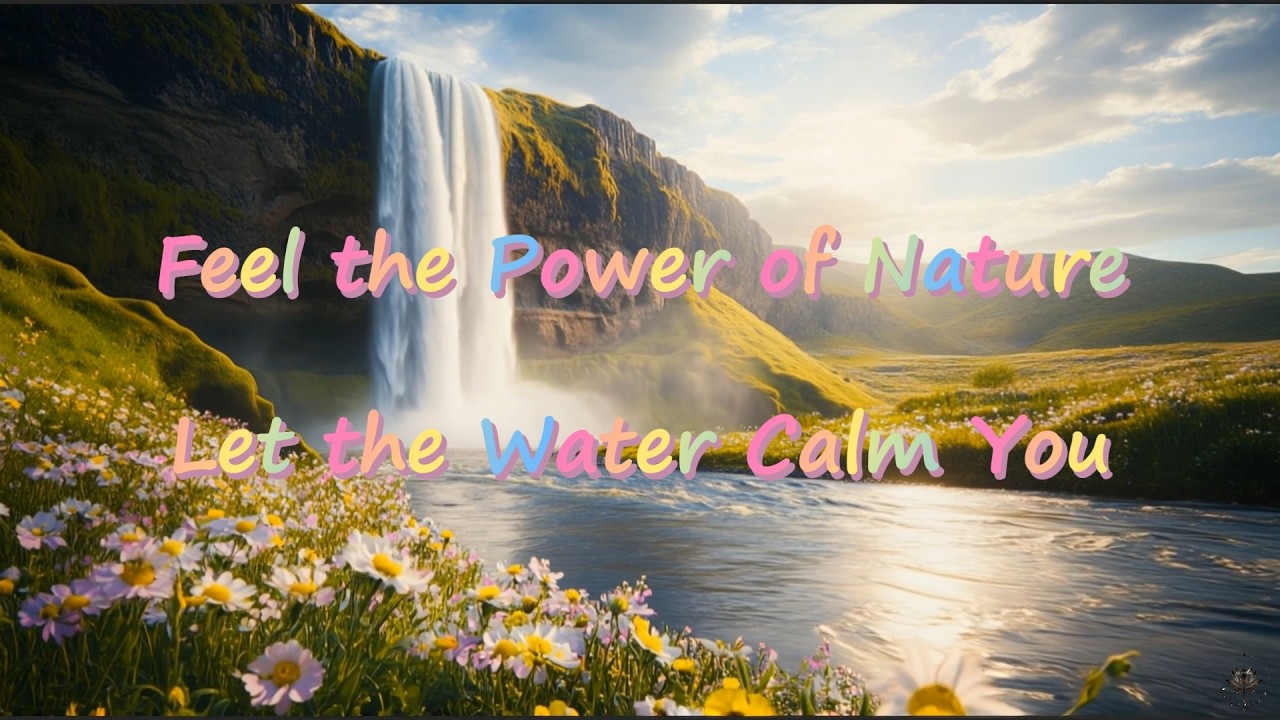 Peaceful Waterfall Ambience 🌊 Forest Birds, River Sounds & Spring Nature