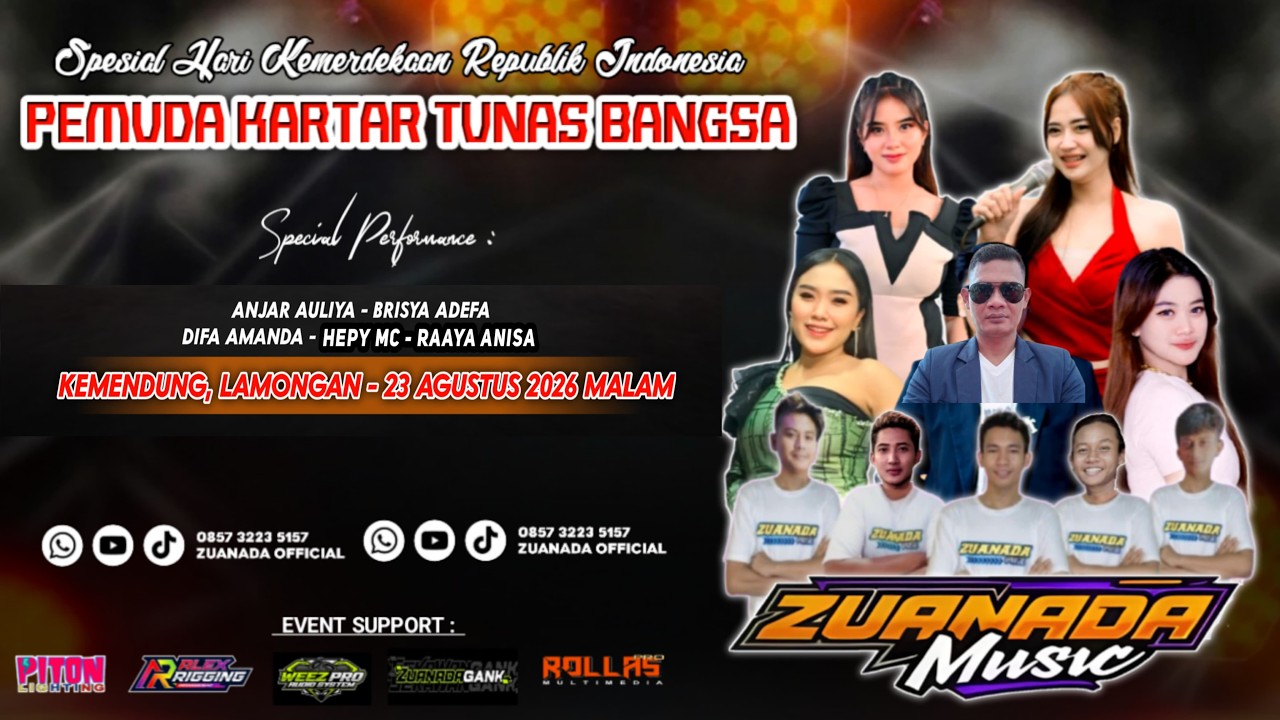 🔴 LIVE STREAMING PEMUDA KARTAR TUNAS BANGSA //  ZUANNADA MUSIC  //  KEMENDUNG LAMONGAN