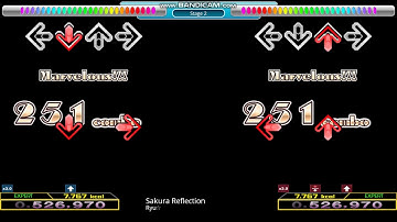 【DDR】Sakura Reflection [Single Expert] 正規＋Mirror