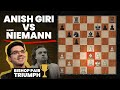 Giri Bulldozed Niemann and Qualified for Candidates