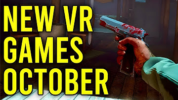 22 NEW VR GAMES Coming In October! A HUGE Month! Meta Quest 3, PSVR2 & PCVR