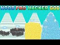 NOOB vs PRO vs HACKER vs GOD in Ants Runner_crowd count(New Update)